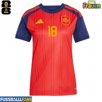 Spanien Martin Zubimendi #18 Heimtrikot Frauen WM 2026 Kurzarm